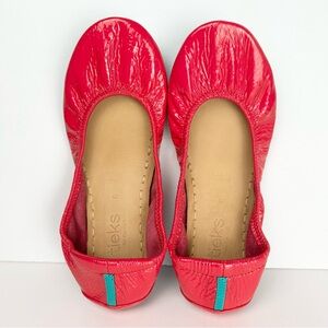 Tieks Razzleberry Ballerina Patent Leather Foldable Ballet Flats Size 6